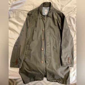 GAP Trench, Raincoat, Mac overcoat!!! Medium in slate gray.